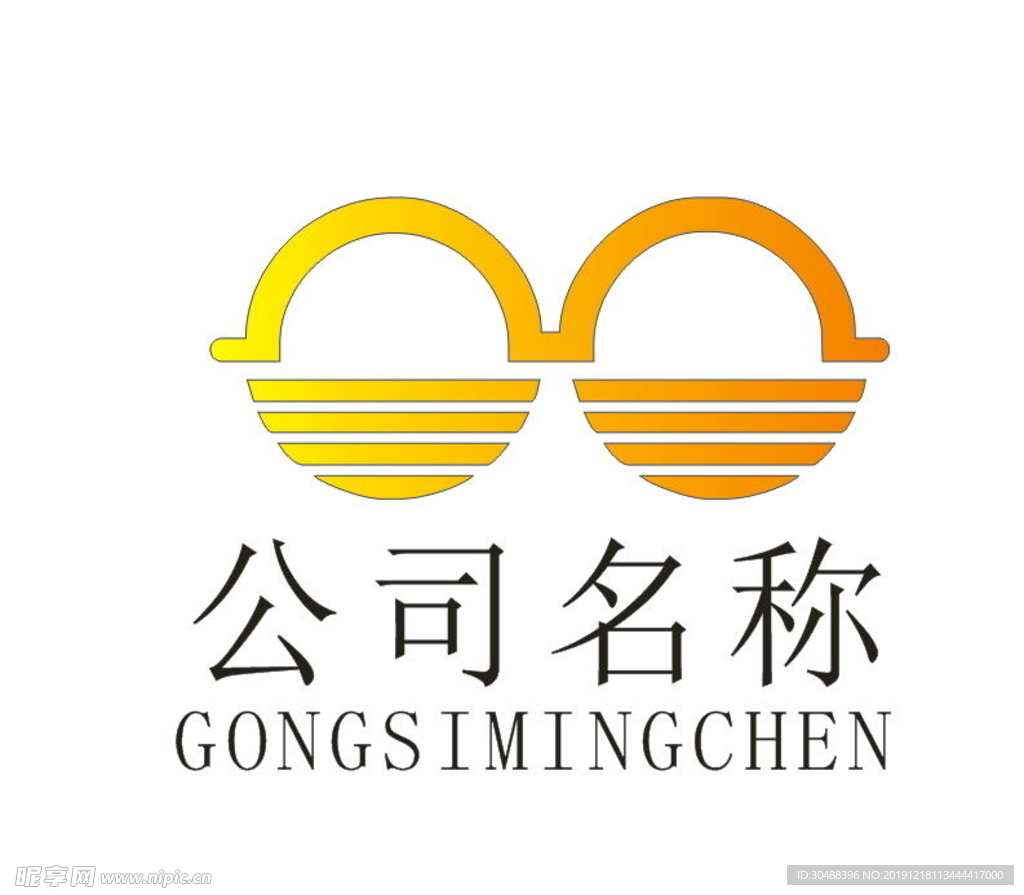 眼镜logo