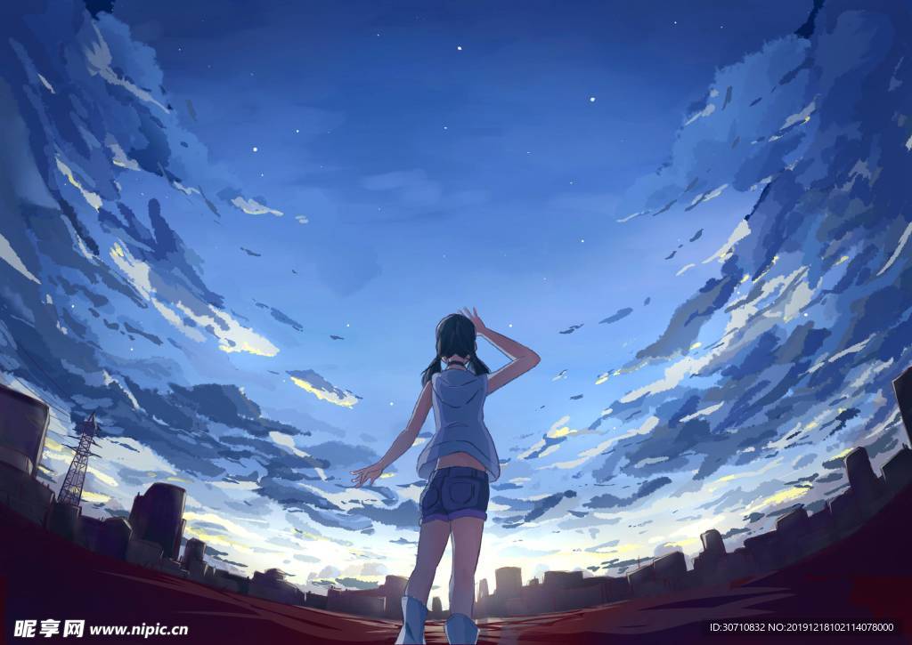 动漫 萌妹子   二次元 动漫