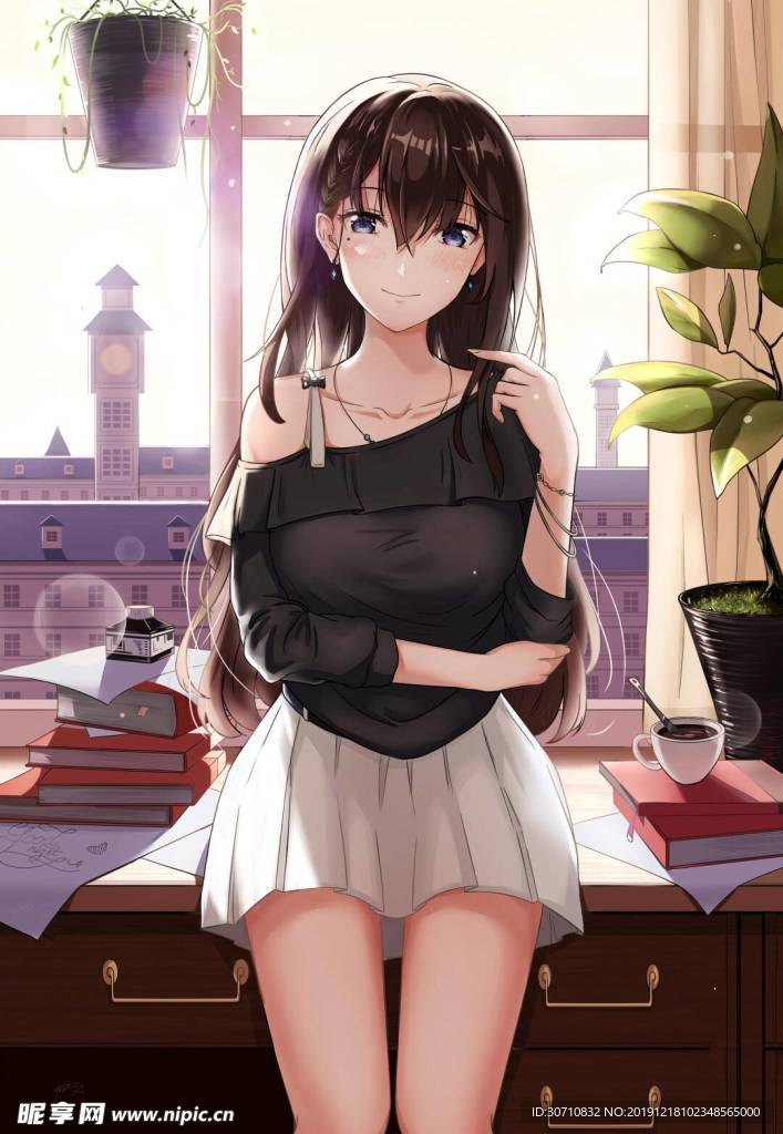 动漫萌妹子二次元