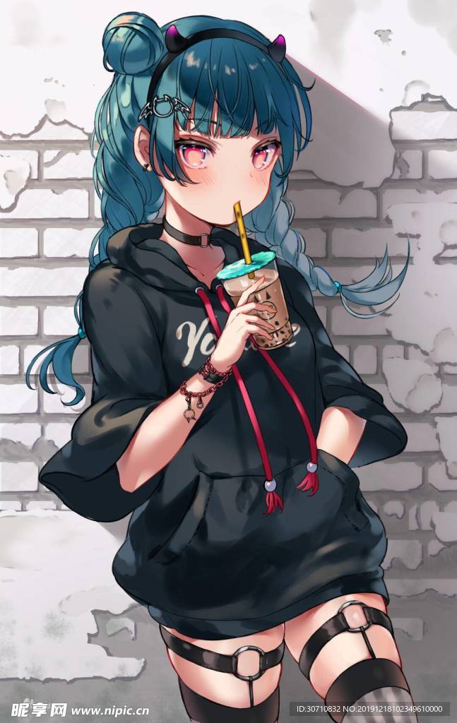 动漫萌妹子二次元