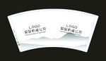 纸杯平面图