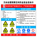 污水处理作业告知卡