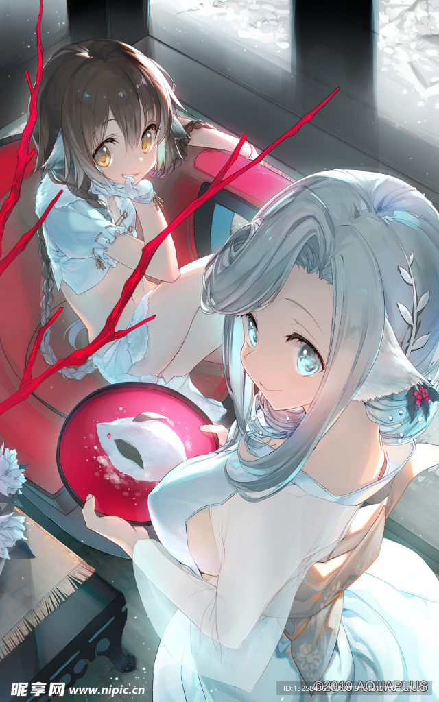 彩色人物插画动漫背景