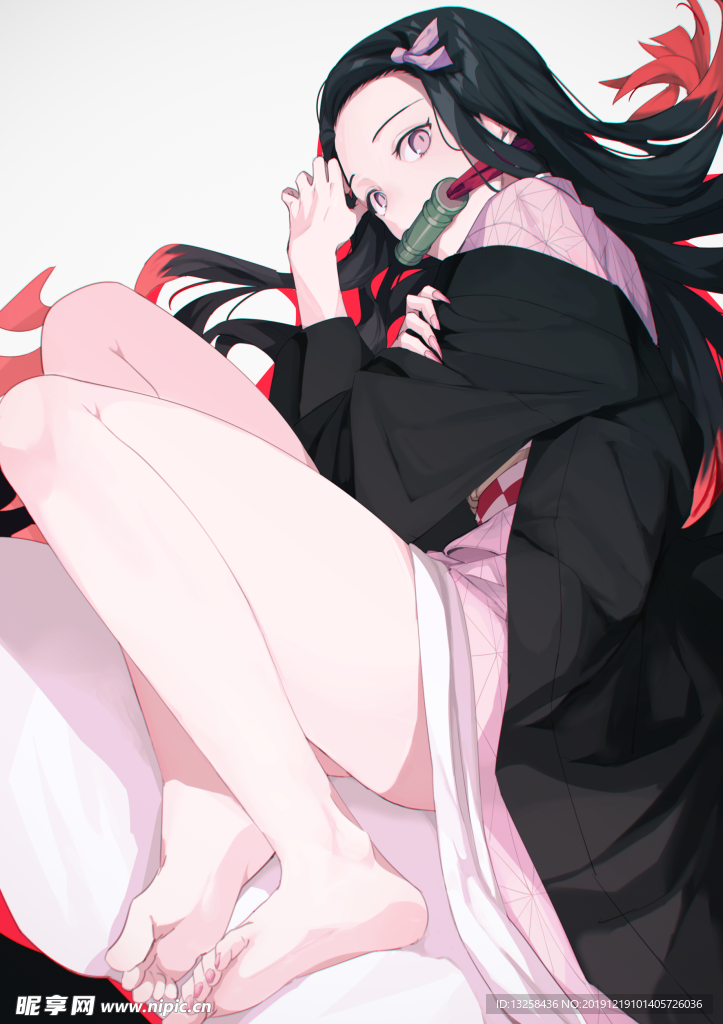彩色人物插画动漫背景