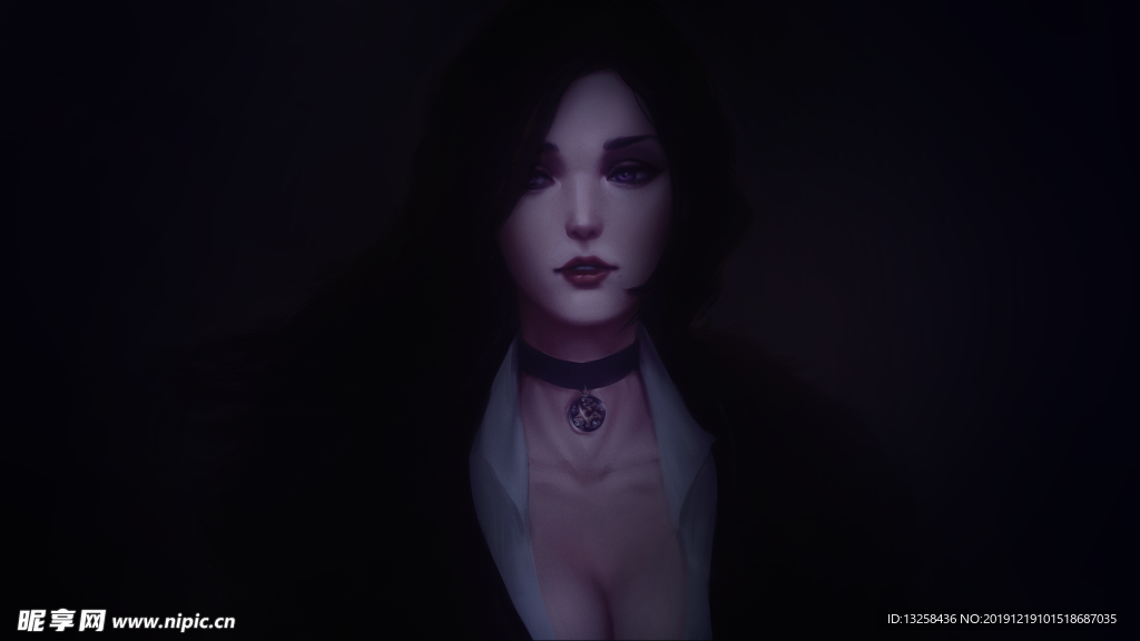 彩色人物动漫插画背景