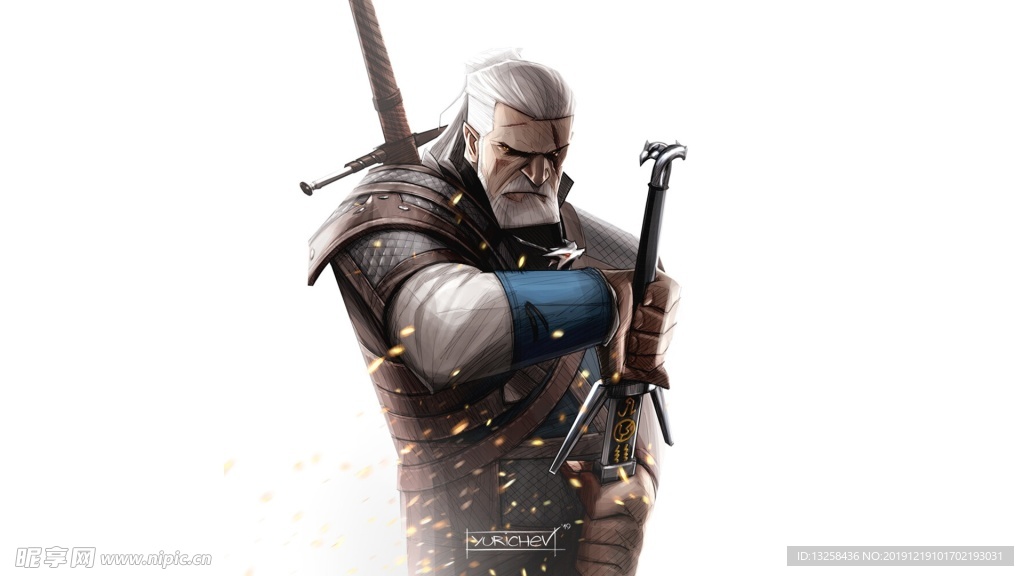 彩色人物插画动漫背景