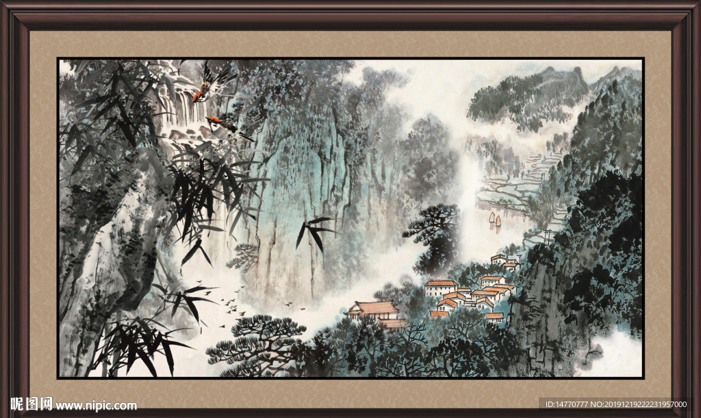 水墨竹子