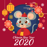 鼠年2020字体