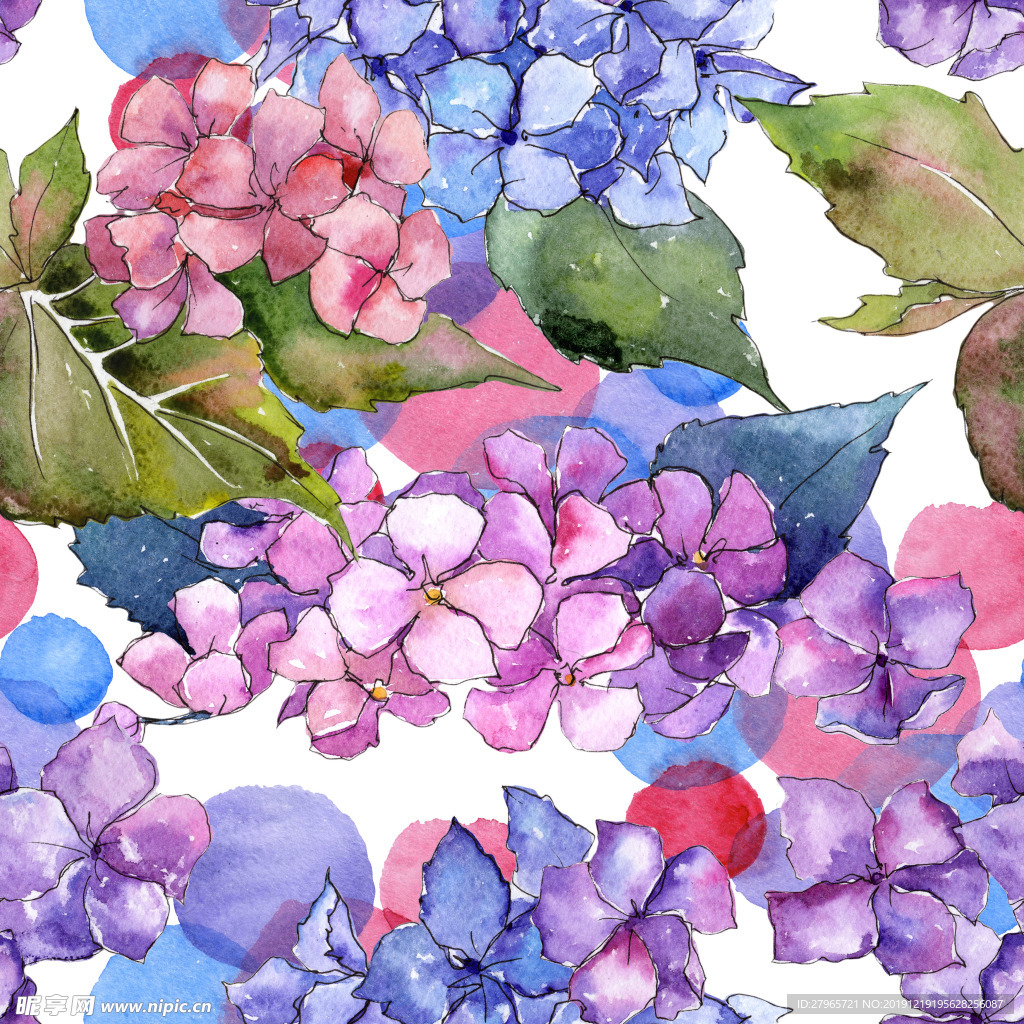 手绘花卉