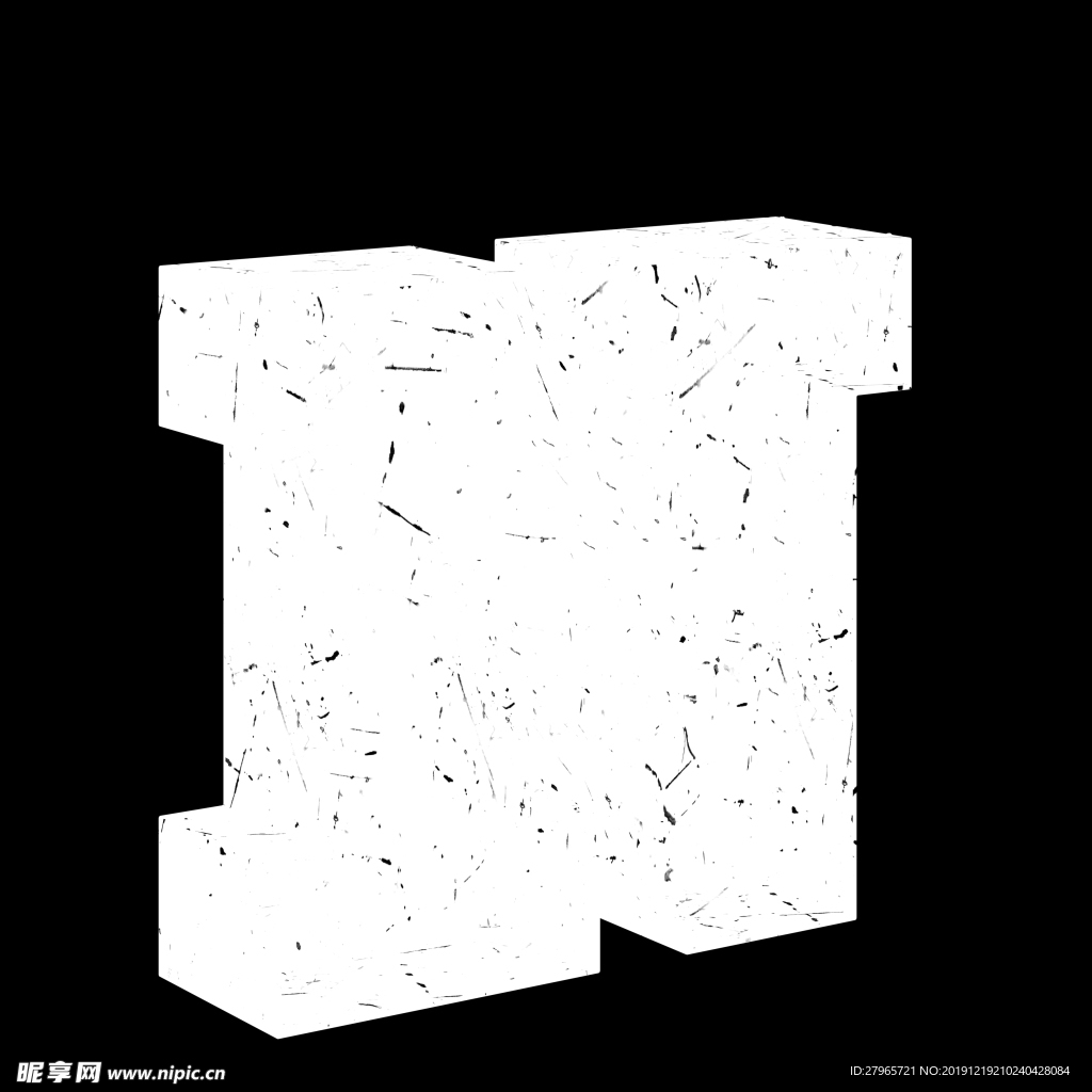 立体英文字母