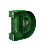 3D立体字母D