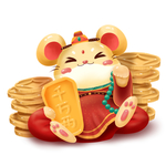 新年招财鼠