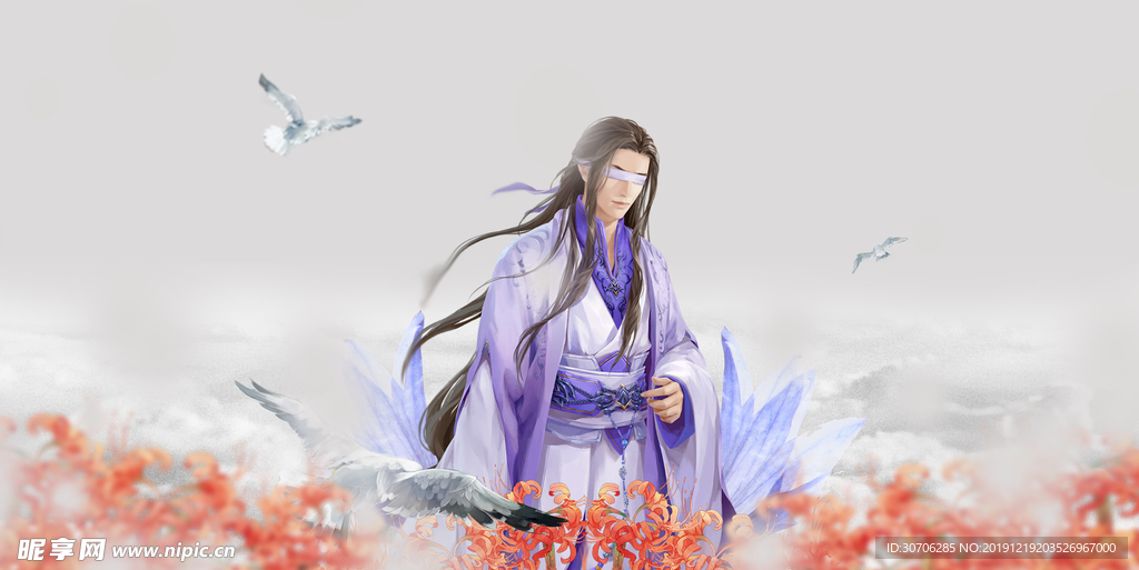 男子闭眼图