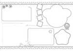 小学生 手抄报 黑白 线稿