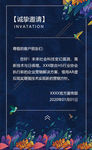 蓝色科技互联网峰会会议邀请函