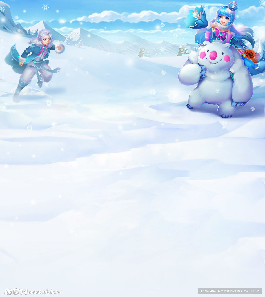冰雪背景