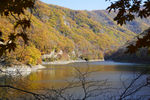辽宁本溪关山湖的秋天景色