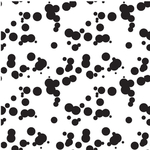 黑白简约花纹图案设计