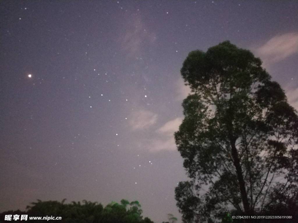 夜晚 星空 摄影 自然景观 天