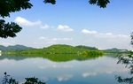 湖景 山色