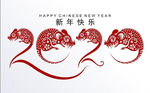 2020年鼠年图标红色老鼠