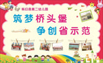 争创省级示范园展板