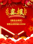 企业喜报宣传海报