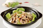 菱角肚煲鸡