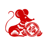 老鼠剪影