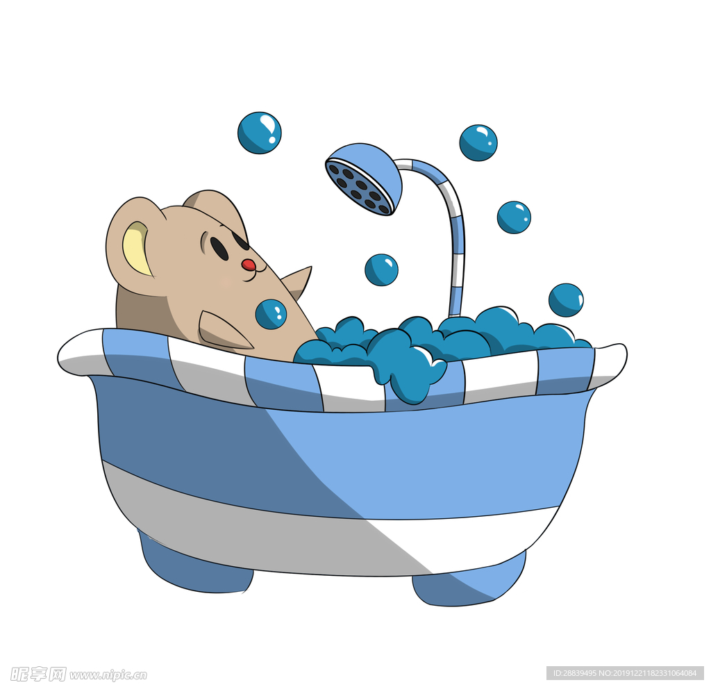 老鼠洗澡
