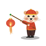 老鼠打灯笼