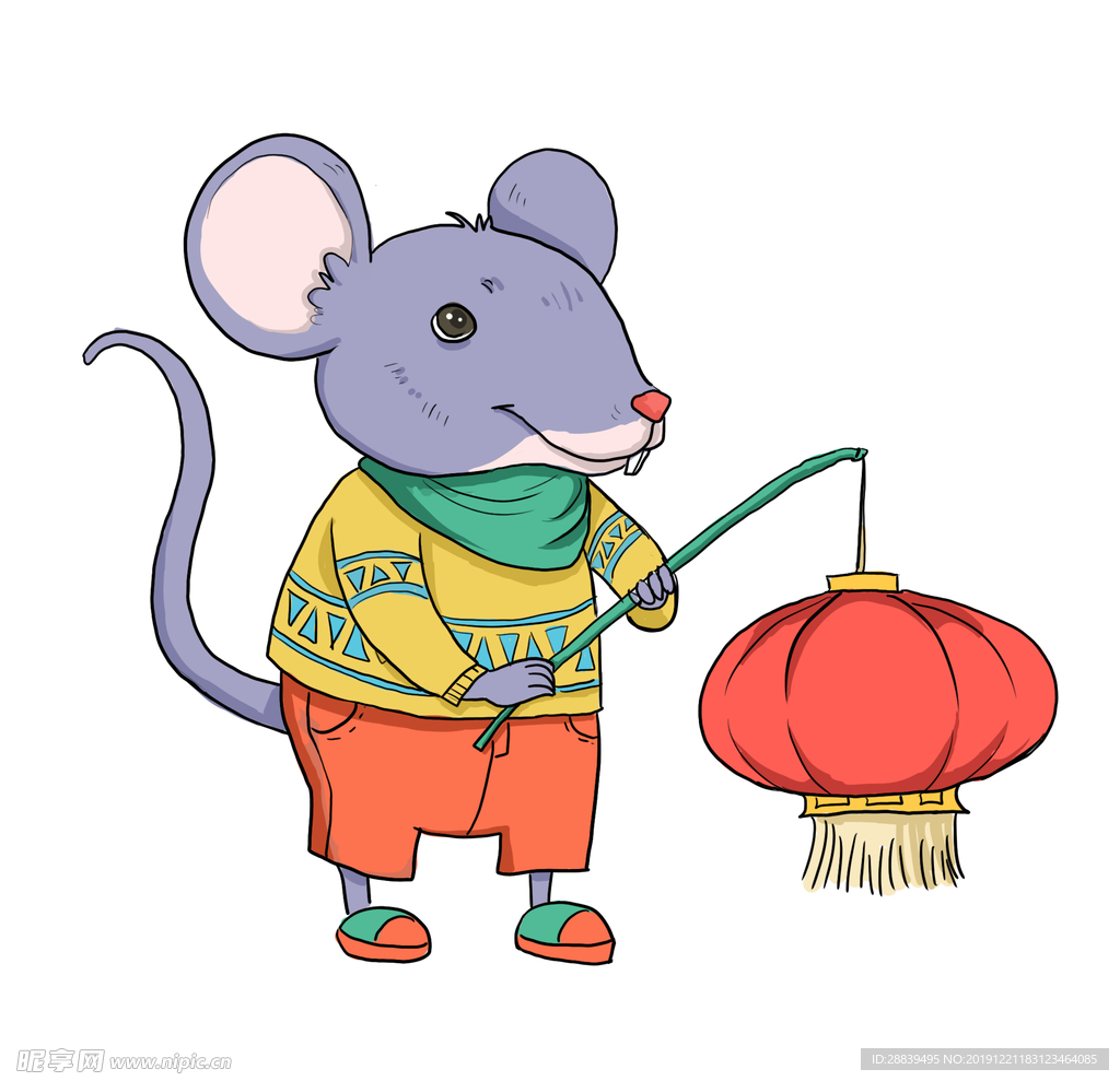 老鼠打灯笼