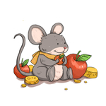老鼠吃苹果