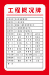 工程概况牌