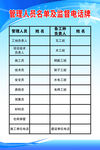 项目监督牌