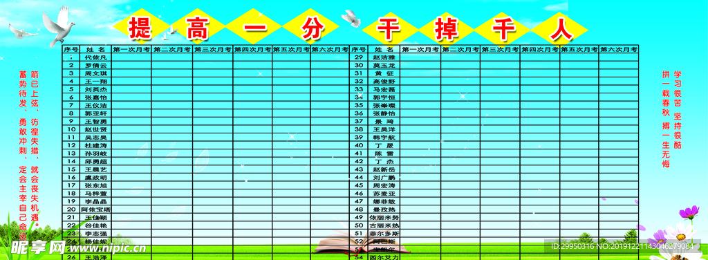 校园板报