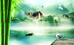 水畔风景
