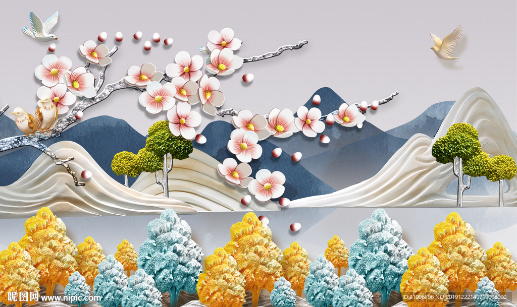 沙发背景墙