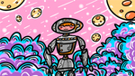太空宇宙主题插画