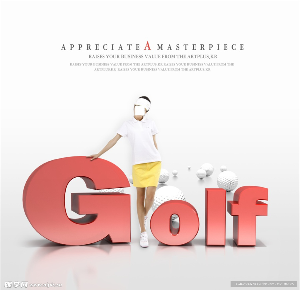 GOLF创意海报设计