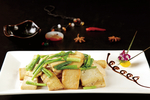小葱煎豆腐