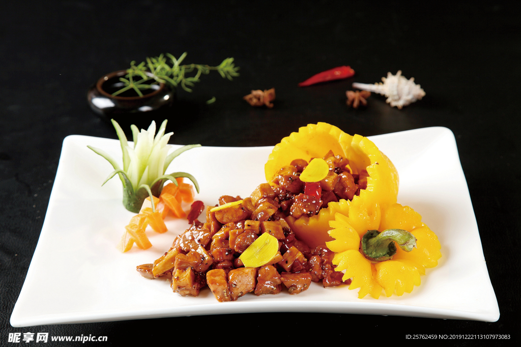 黑椒牛肉粒