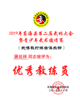 优秀教练员奖牌