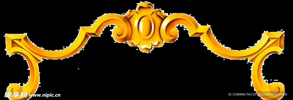 金色欧式花纹