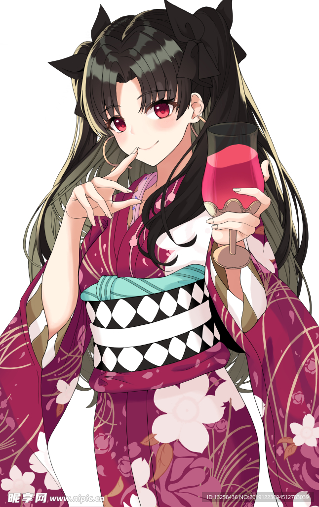 彩色人物插画动漫背景
