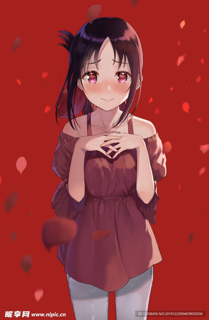 彩色人物插画动漫背景