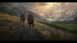 彩色人物插画动漫背景