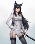 彩色人物插画动漫背景