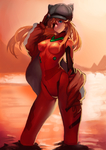 彩色人物插画动漫背景