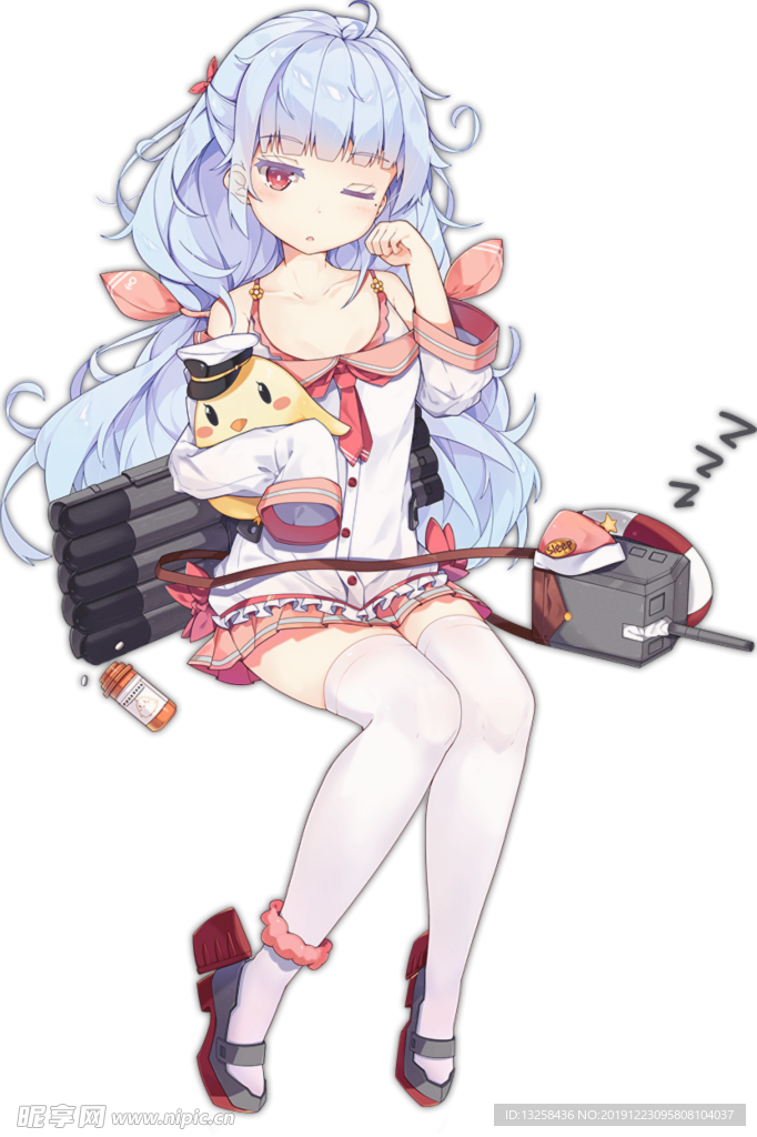 彩色人物插画动漫背景